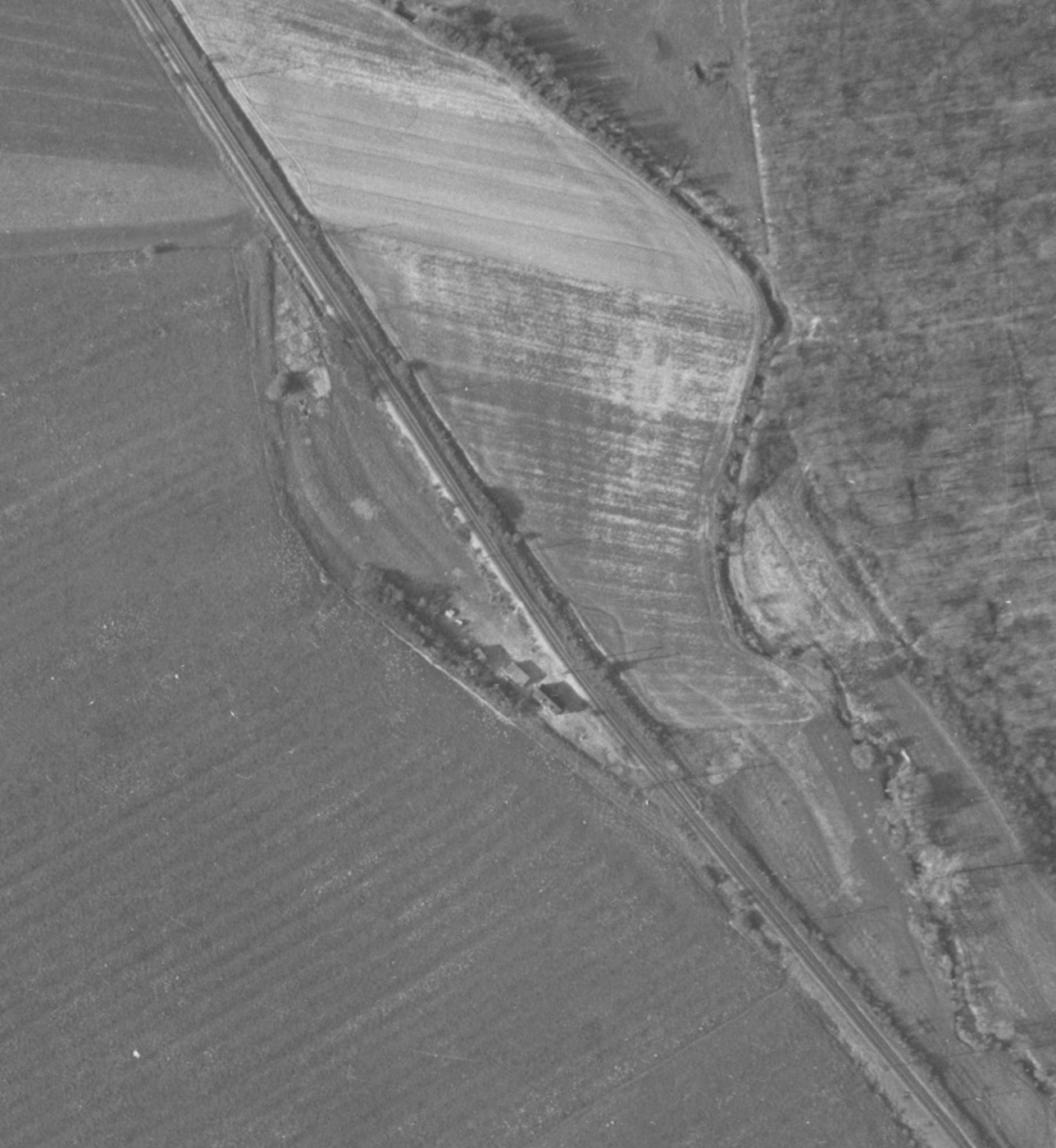 Ligne Maginot - Position ALVF de METZANGE - Emplacement supposé de l'épi ALVF de Metzange
