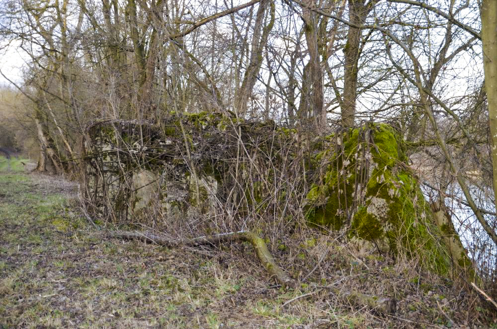 Ligne Maginot - G39 - RUMERSHEIM LE HAUT BERGE 3 - (Blockhaus pour arme infanterie) - Vue extérieure Sud coté Rhin