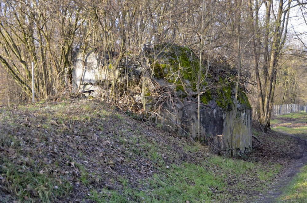 Ligne Maginot - G40 - RUMERSHEIM LE HAUT BERGE 2 - (Blockhaus pour arme infanterie) - Vue extérieure sud coté Rhin