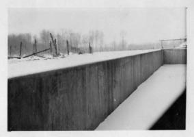 Ligne Maginot - SIMSERHOF - (Ouvrage d'artillerie) - Le fossé du bloc 6