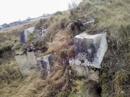 Ligne Maginot - Ruines - Restes de béton