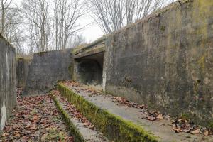 Ligne Maginot - HEITEREN (PC II/28° RIF) - (PC de Quartier) - Le parapet d'infanterie