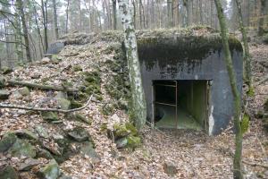 Ligne Maginot - WINDSTEIN - (Casemate d'artillerie) - L'entrée située sur l'arrière
