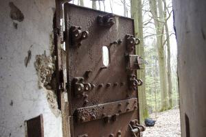 Ligne Maginot - VERRERIE - (Blockhaus pour arme infanterie) - La porte blindée