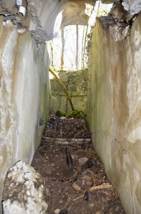 Ligne Maginot - STATION DE BANTZENHEIM 2 - (Cuve pour arme d'infanterie) - Couloir