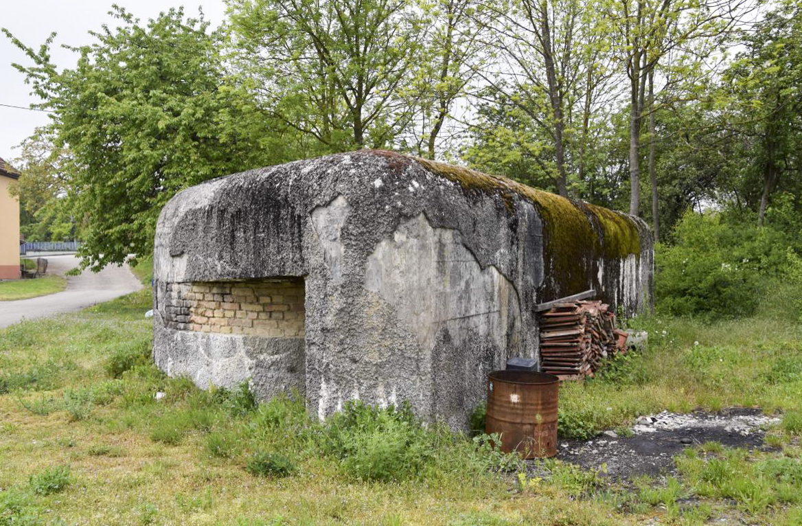 Ligne Maginot - B164 - VOGELSHEIM EST 1 - (Blockhaus pour arme infanterie) - Façade Est