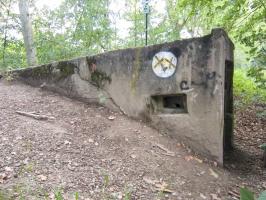 Ligne Maginot - HAUTE DIGUE 3 - (Blockhaus pour arme infanterie) - Créneau gauche de défense rapprochée de l'entrée