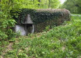 Ligne Maginot - HAUTE DIGUE 7 - (Blockhaus pour arme infanterie) - Le bloc vu coté nord