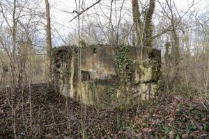 Ligne Maginot - NEUF-EMPERT 1 - Face arrière du bouclier