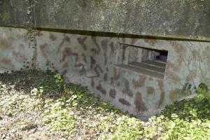 Ligne Maginot - HERRENFELD EST - (Abri actif) - Exemple de camouflage sur créneau