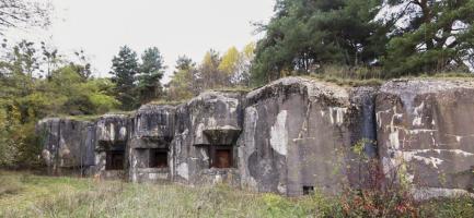 Ligne Maginot - HOCHWALD - (Ouvrage d'artillerie) - Bloc 6
Trois créneaux pour canons de 75 mle 29