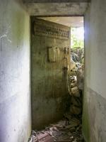 Ligne Maginot - Poste de Commandement de REIMERSWILLER - La porte blindée avant restauration