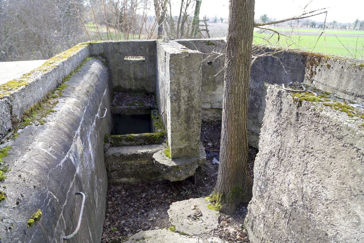 Ligne Maginot - BREITSAND 4 - (Blockhaus pour arme infanterie) - L'intérieur de l'extension protégeant les deux entrées en puits
