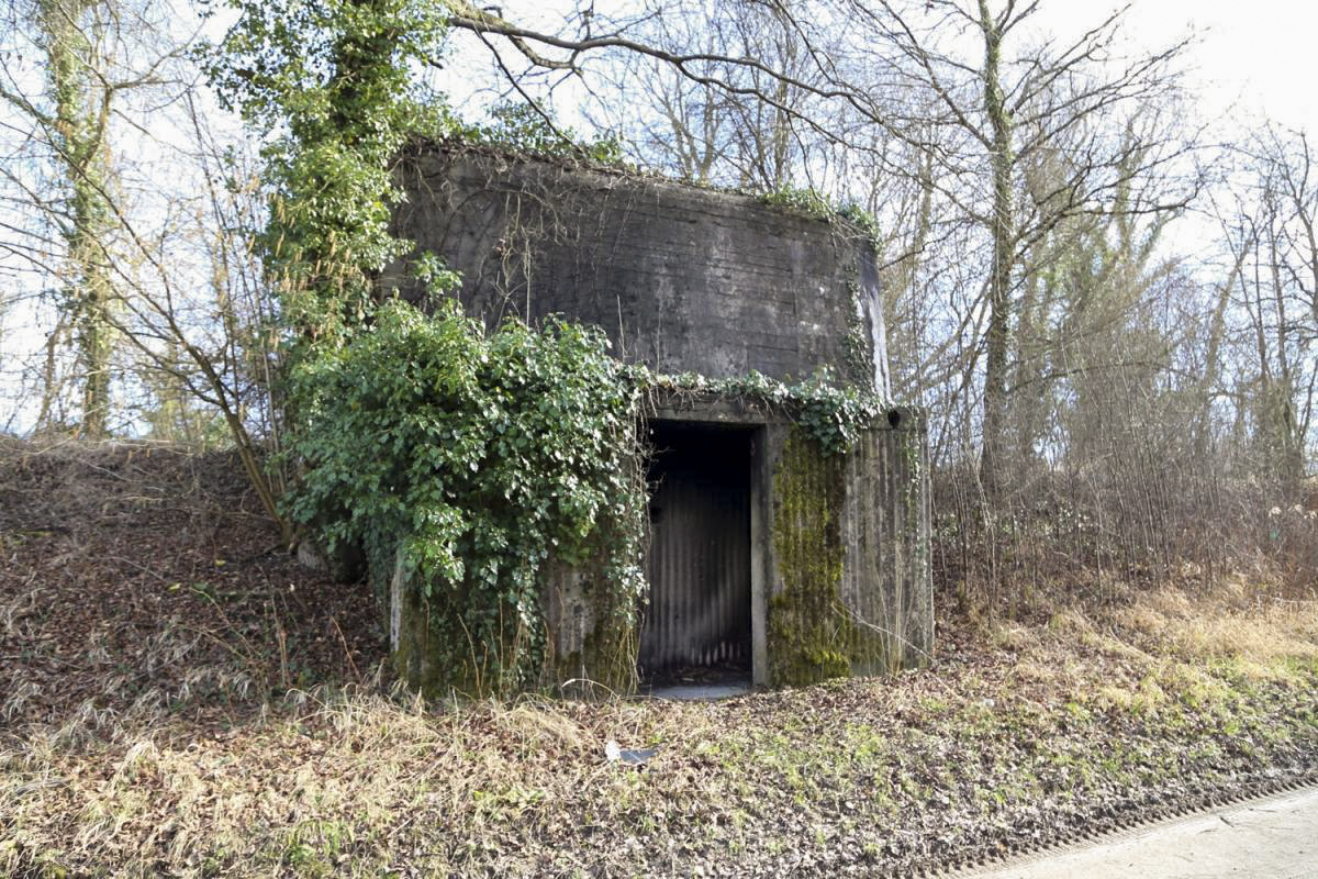 Ligne Maginot - BREITSAND 6 - (Blockhaus pour arme infanterie) - La façade de gorge du blockhaus