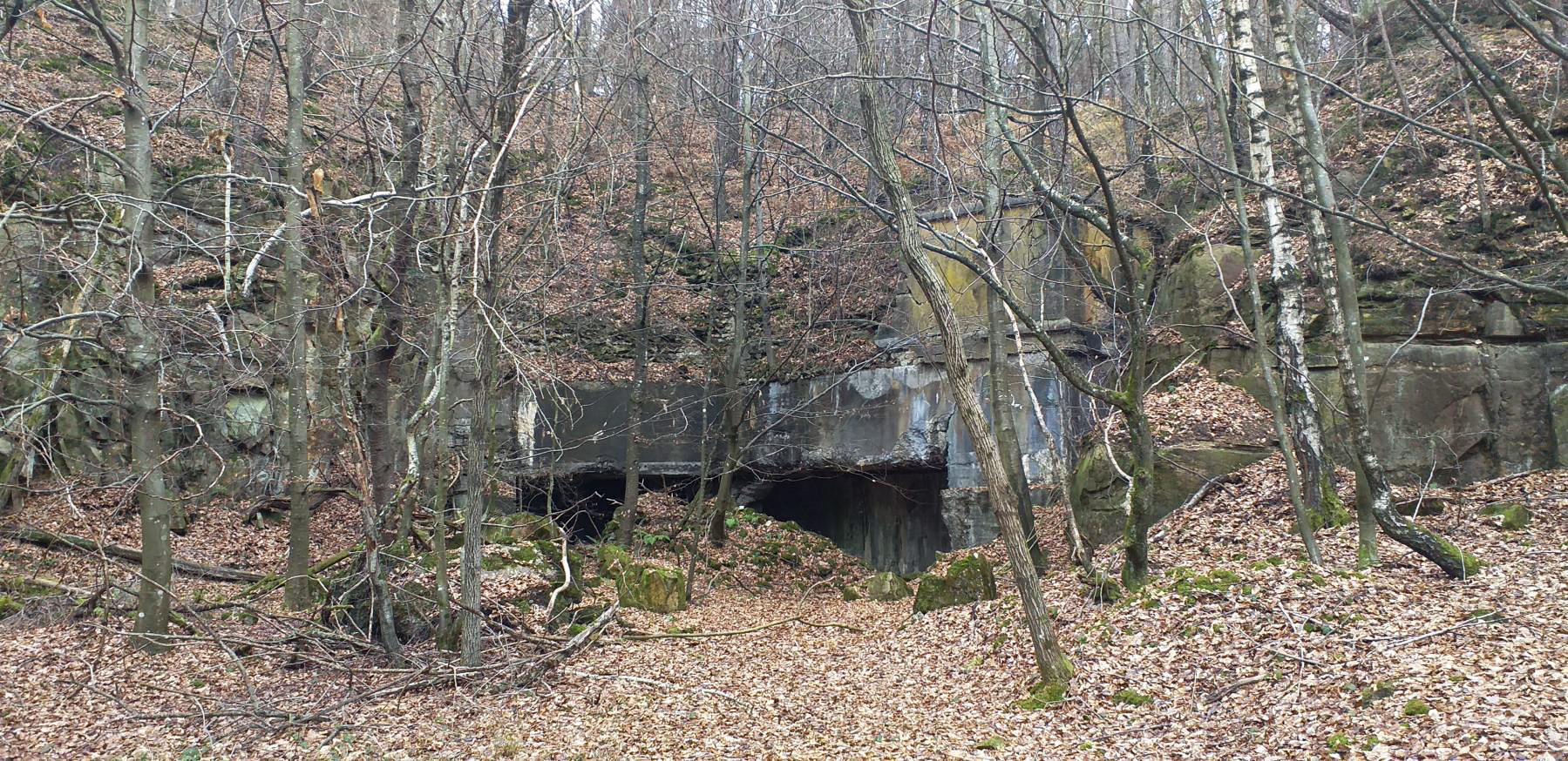 Ligne Maginot - HOCHWALD - REDUIT - (Ouvrage d'infanterie) - L'entrée munitions du réduit