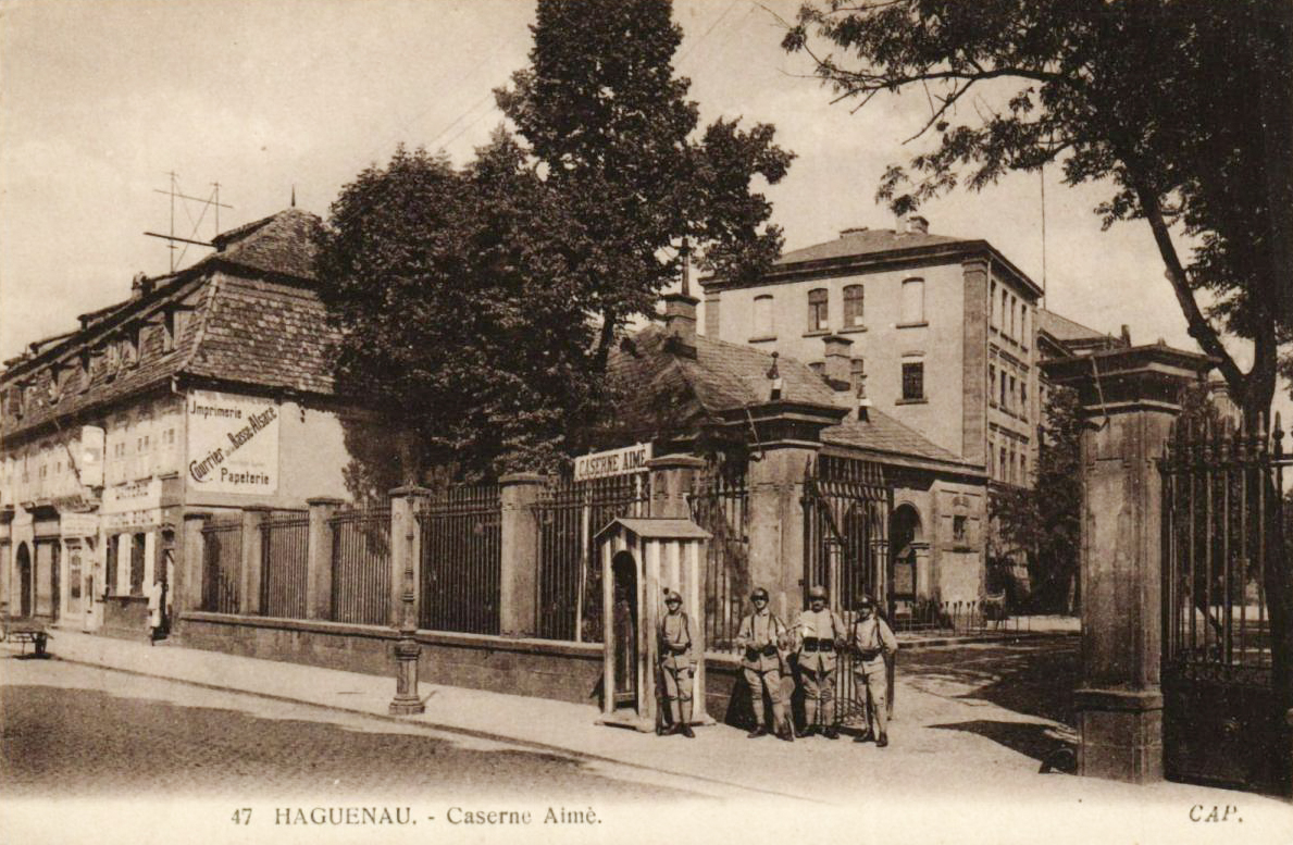 Ligne Maginot - HAGUENAU - CASERNE AIME - (Camp de sureté) - 