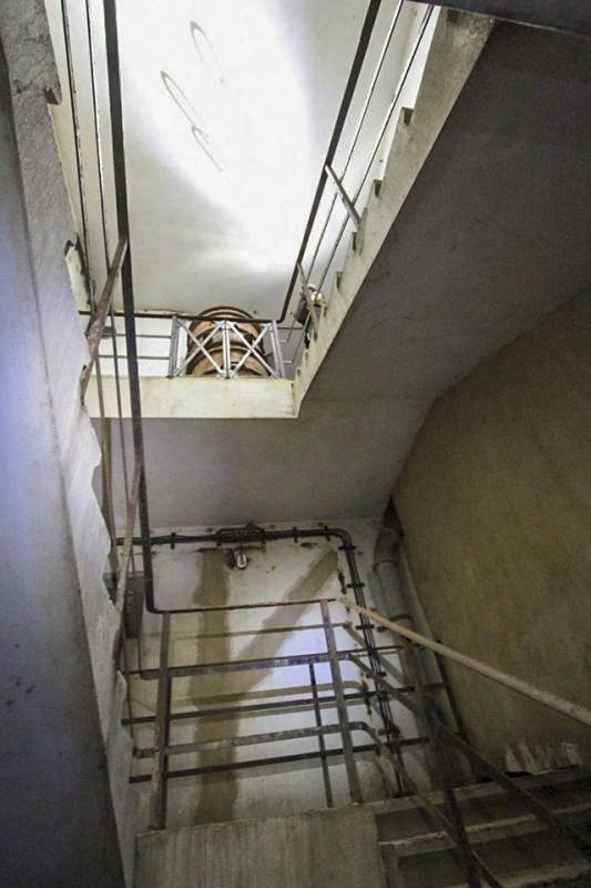 Ligne Maginot - GRASERSLOCH - (Abri) - La cage d'escalier du coffre d'entrée Est