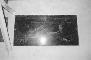 Ligne Maginot - CAP MARTIN - (Ouvrage d'artillerie) - Usine
Tableau avec plan de refroidissement des moteurs et alimentation des citernes