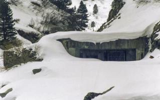 Ligne Maginot - LAVOIR - (Ouvrage d'artillerie) - L'entrée munitions en hiver