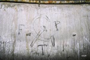 Ligne Maginot - LAVOIR - (Ouvrage d'artillerie) - Bloc 3
Graffiti des FTP