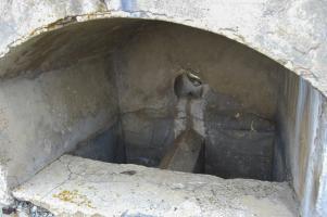 Ligne Maginot - Le Poste de la Turra (baraquements) - La fontaine d'eau; 2011