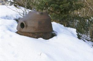 Ligne Maginot - AMODON (TD N° 600) - (Cuve pour arme d'infanterie) - En hiver...