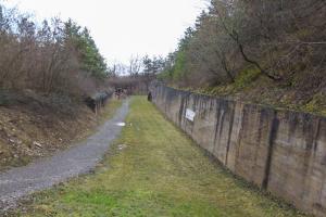 Ligne Maginot - FORT DE MUTZIG - Renforcement des escarpements du fossé du saillant nord-ouest par le génie français en 1929