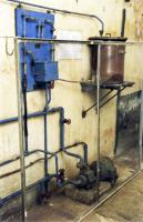Ligne Maginot - SAINT GOBAIN - (Ouvrage d'infanterie) - Système de chloration de l'eau (verdunisation)
L'eau provenant du captage extérieur est chlorée avant utilisation
