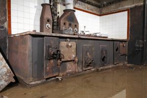 Ligne Maginot - WELSCHHOF - (Ouvrage d'infanterie) - La cuisine
Vestiges de la cuisine Arthur Martin, mixte fuel  charbon.