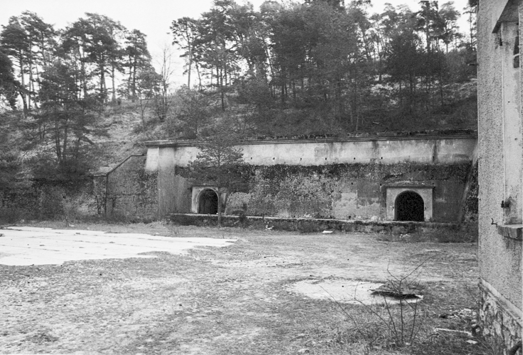 Ligne Maginot - FARGUET - (Dépôt de Munitions) - Photo prise en 1990
Au premier plan, une tole cache l'accès à une citerne souterraine de grande capacité