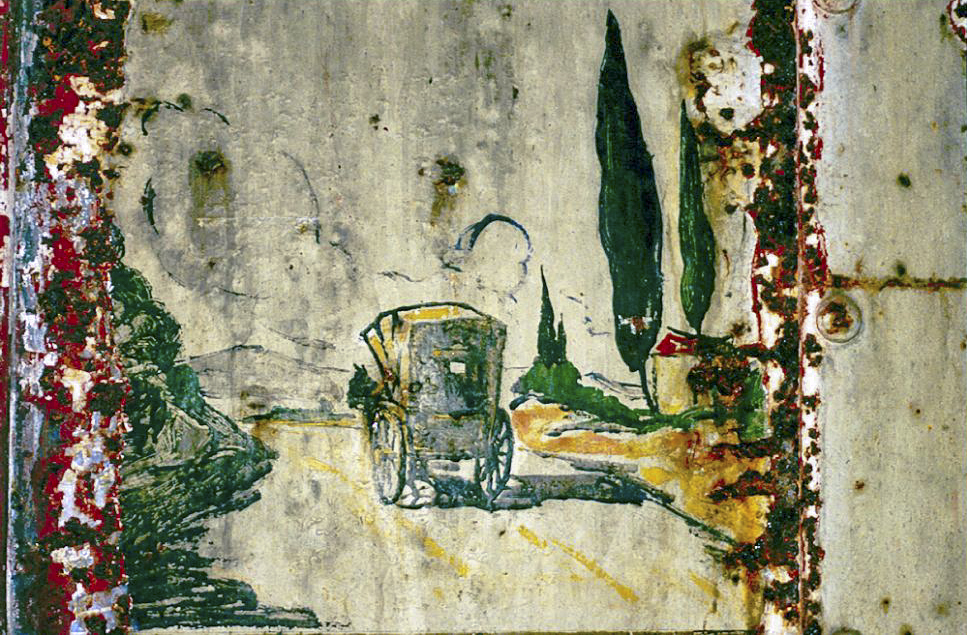 Ligne Maginot - Ouvrage d'artillerie du COL de BROUIS - Peintures murales, suite