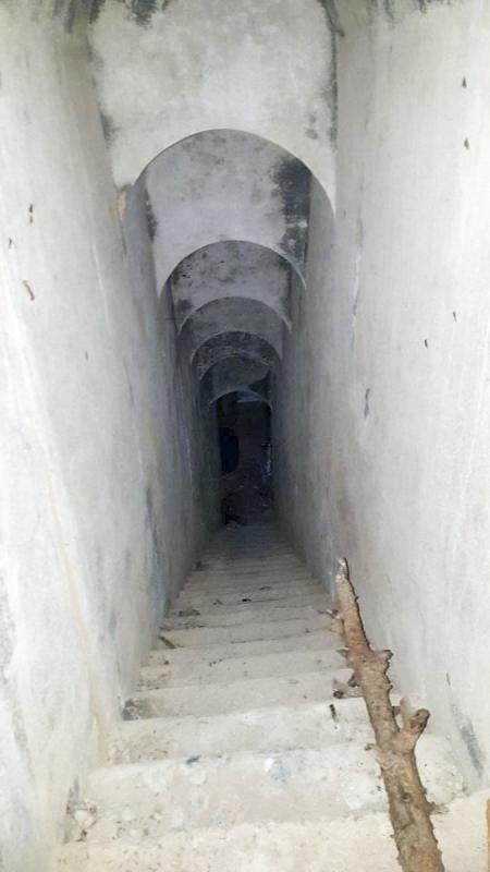 Ligne Maginot - COL DU FORT (F) - (Ouvrage d'infanterie) - Escalier d'accès au bloc 3