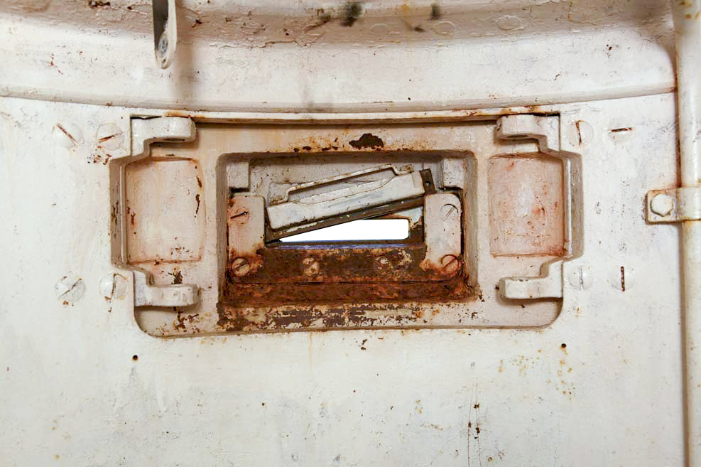 Ligne Maginot - Ouvrage d'artillerie du PAS du ROC - Bloc 2
L'intérieur de la cloche VDP, détail
