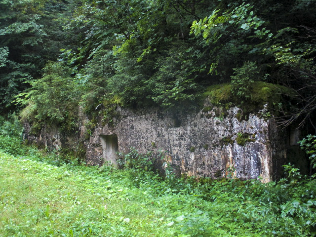 Ligne Maginot - Abri du MONT DES CONDUITS - B33 - Situé dans son environnement à proximité d'un chemin rural.