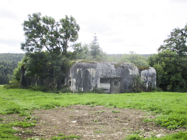 Ligne Maginot - B41 - FRANOIS - (Casemate d'infanterie - Double) - Blockhaus situé dans son environnement.