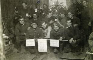 Ligne Maginot - BOIS DU FOUR - A5 - (Ouvrage d'infanterie) - Le réveillon  de 1939 avec le soldat J. Cornil et ses camarades du 149e RIF