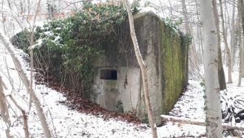 Ligne Maginot - HAUTE DIGUE 7 - (Blockhaus pour arme infanterie) - Créneau mitrailleuse sud