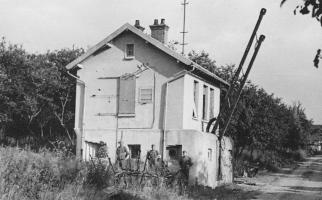Ligne Maginot - Maison Forte MF11 de NIEDERLAUTERBACH - Photo datée de juin 1940