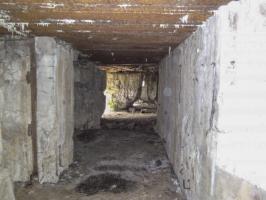 Ligne Maginot - Casemate de la Seltz (ou du Seltzbach) - L'intérieur est en piteux état et vide de tout équipement
