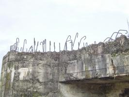 Ligne Maginot - WASSERFURSCH - (Casemate d'infanterie) - La dalle inachevée