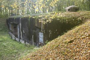 Ligne Maginot - BOIS DE CATTENOM - X14 - (Abri) - Vue latérale de l'abri