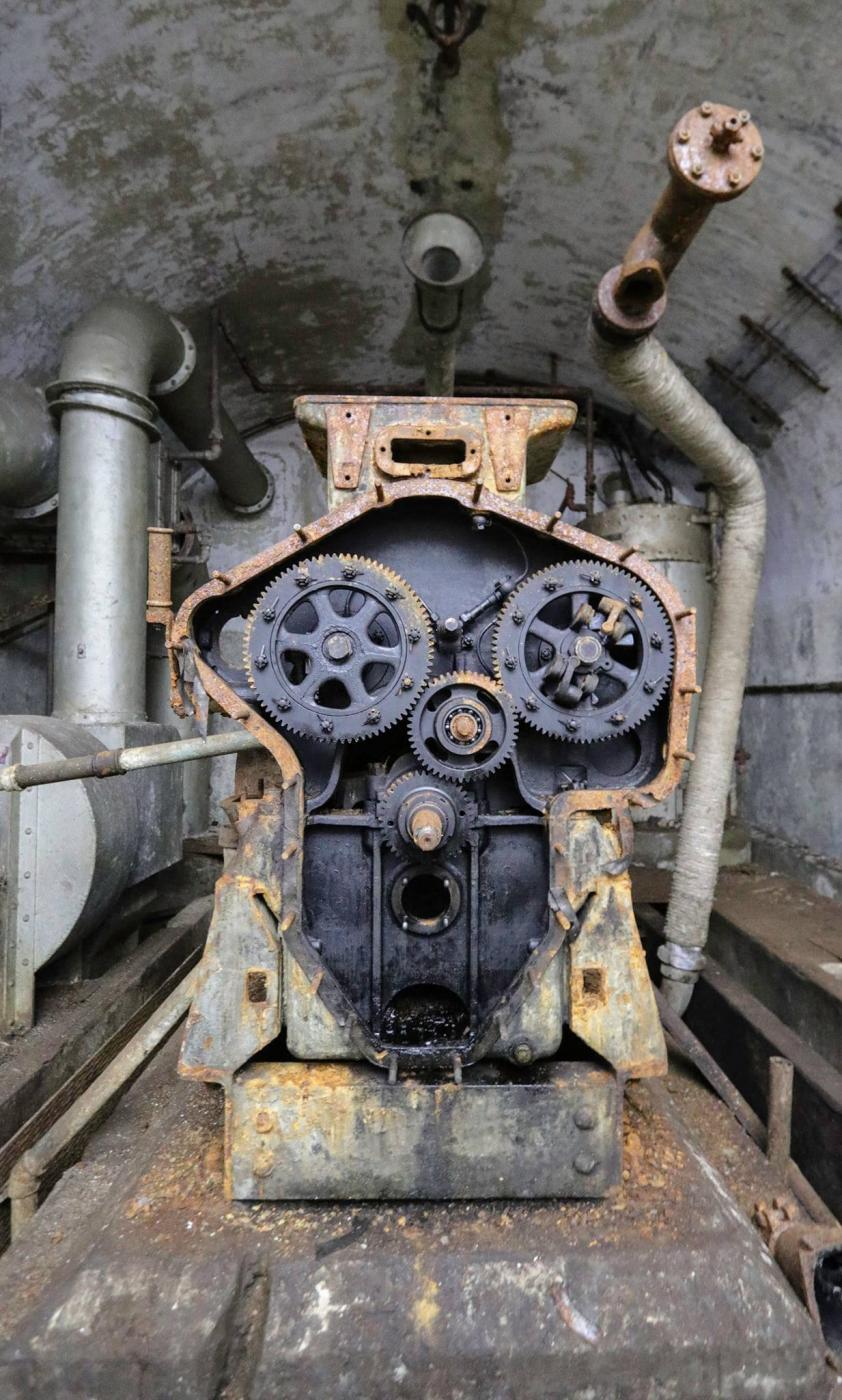 Ligne Maginot - FROHMUHL (PC DU QUARTIER KAPELLENHOF - II/153° RIF) - (Abri) - Usine électrique
moteur Supdi - détail
