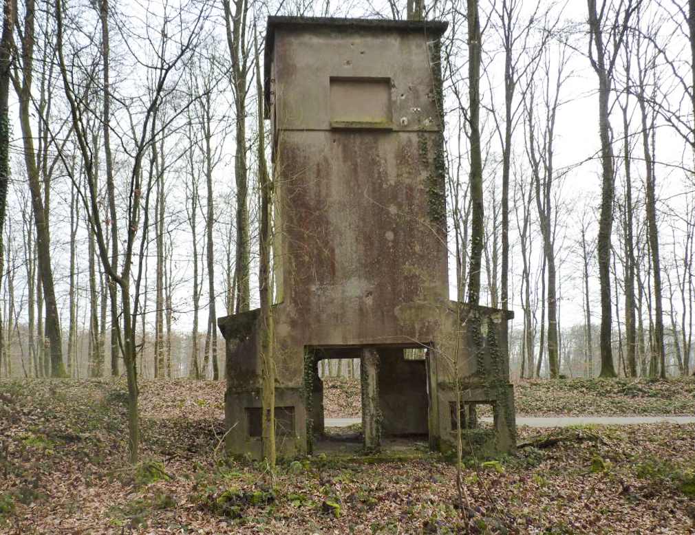 Ligne Maginot - SCHOENENBOURG - (Ouvrage d'artillerie) - Le poste de transformation extérieur situé à proximité de l'entrée des hommes