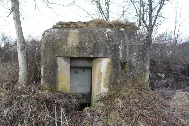 Ligne Maginot - HECKENMUEHLE OUEST - (Blockhaus pour arme infanterie) - L'entrée du blockhaus