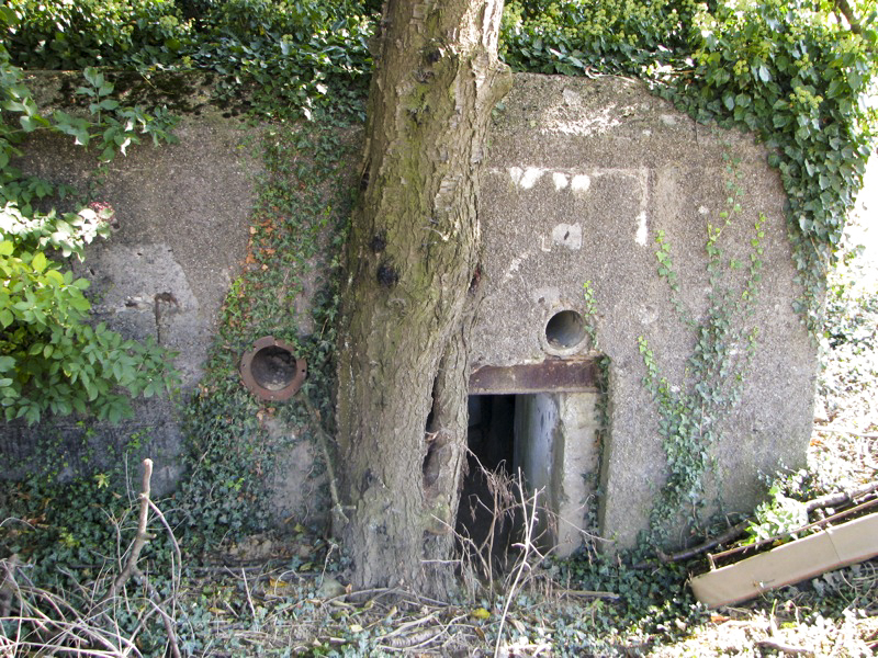 Ligne Maginot - Blockhaus de l'Oberfeld - Vue de l'entrée