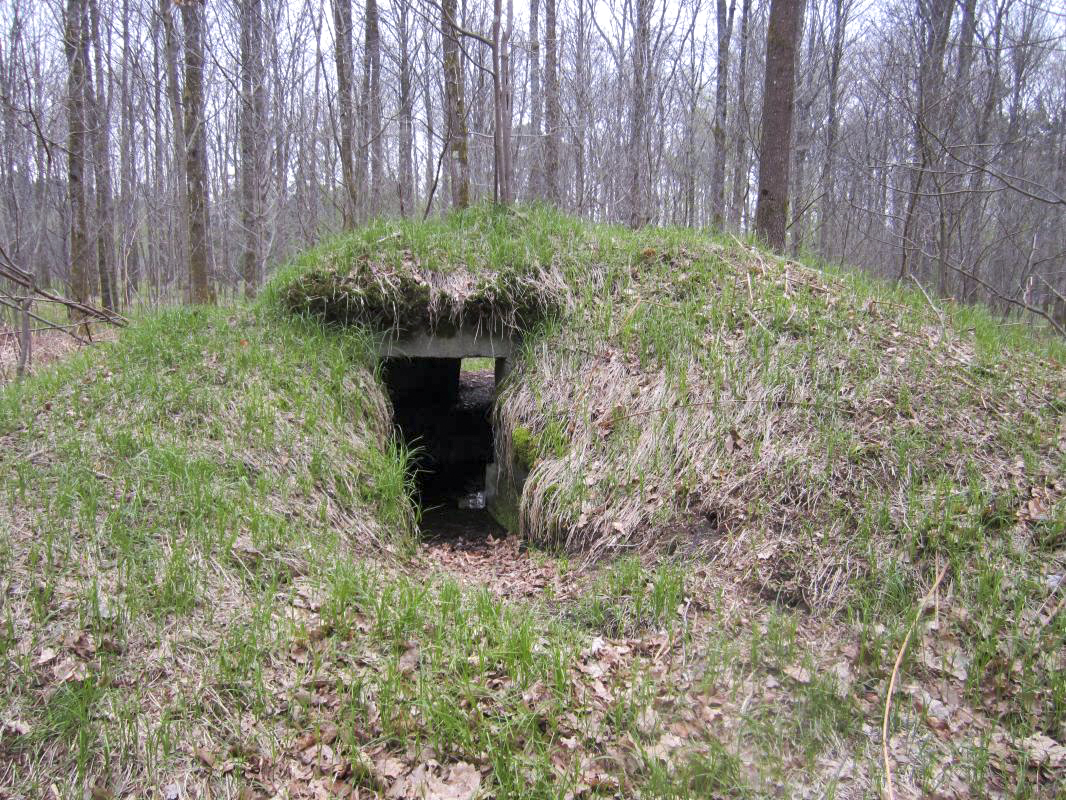 Ligne Maginot - BOIS DE RITTERSHOFFEN b - (Blockhaus pour arme infanterie) - L'entrée