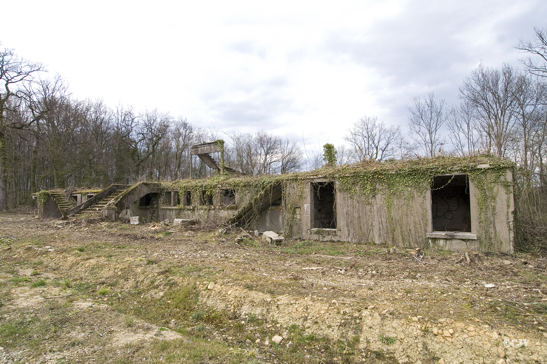 Ligne Maginot - CATTENOM - (Camp de sureté) - Base du mess-hotel pour officiers.