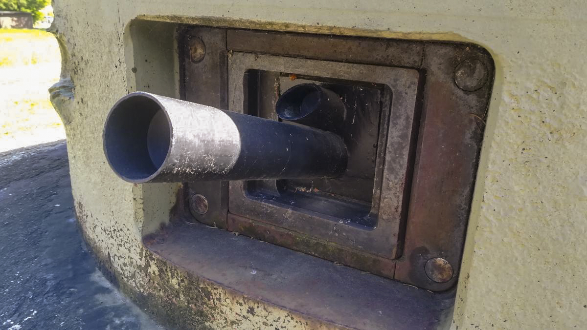 Ligne Maginot - ESCH - (Casemate d'infanterie - double) - Mortier de 50mm