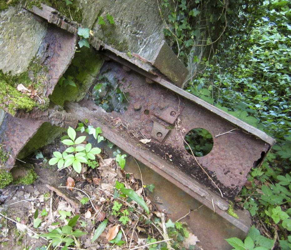 Ligne Maginot - GERRITTMUEHLE - (Barrage de Route) - Les restes du barrage