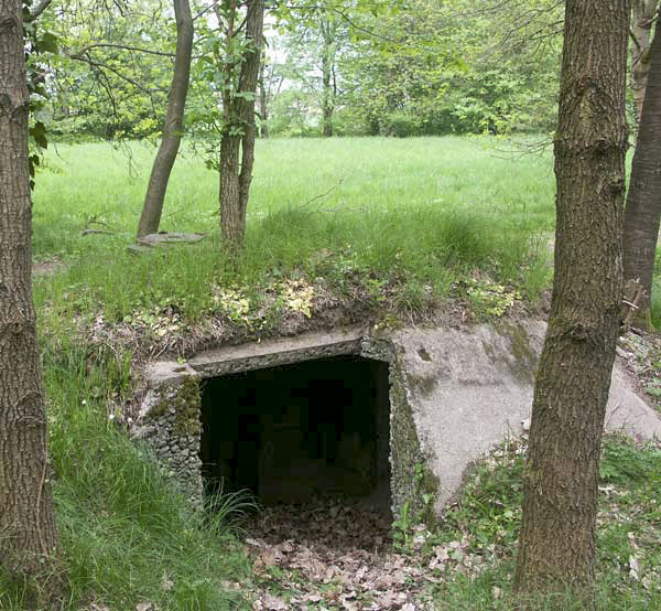 Ligne Maginot - Observatoire d'infanterie de Hatten - Accès arrière, détail